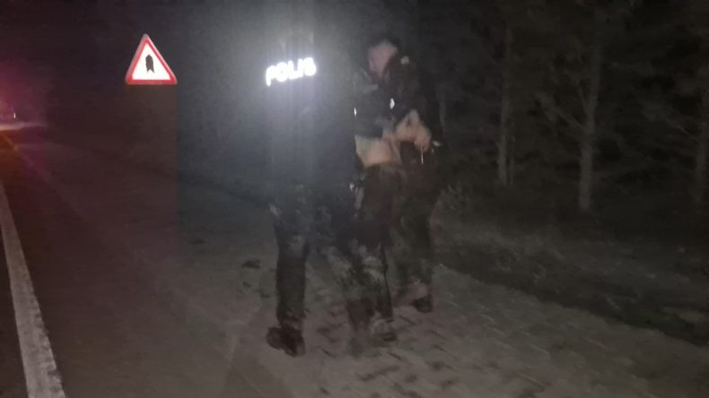Peşine Taktığı Polislerle Bataklığa Düşen Şahıs Yakalanamadı