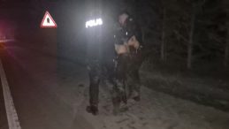 Peşine Taktığı Polislerle Birlikte Bataklığa Düşen Sürücü Kurtarıldı