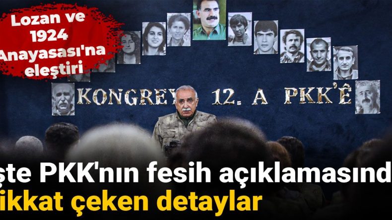PKK’nın Fesih Açıklamasındaki Dikkat Çeken Detaylar