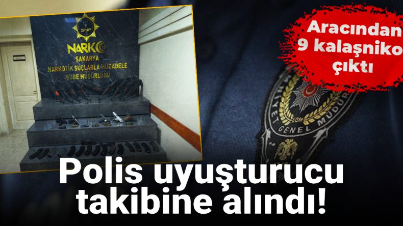 Polis Uyuşturucu Takibine Alındı! Araçta 9 Kalaşnikof Ele Geçirildi