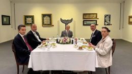 Rahmi Koç ve Murat Ülker ABD’de kahvaltıda buluştu