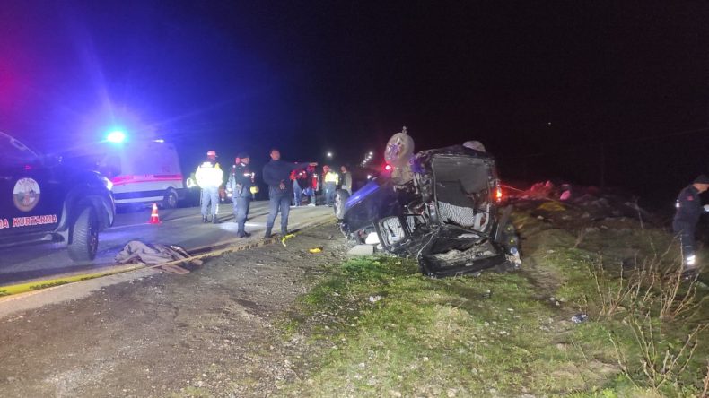 Rize’de Araç Takla Attı: 3 Ölü, 2 Yaralı