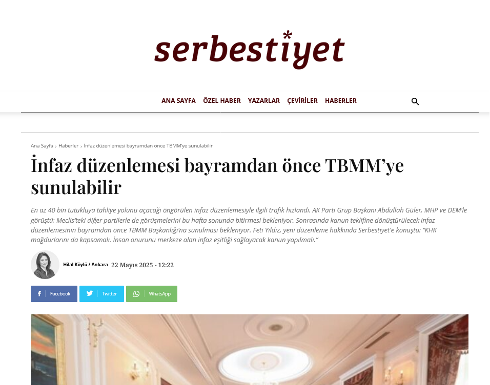 İnfaz Düzenlemesi