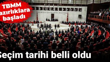 Seçim Tarihi Açıklandı: TBMM Hazırlıklara Başladı