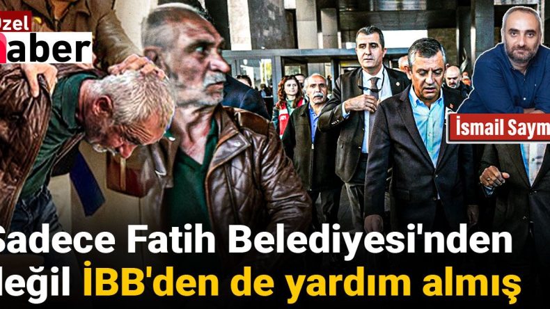 Selçuk Tengioğlu, Hem Fatih Belediyesi’nden Hem de İBB’den Yardım Almış