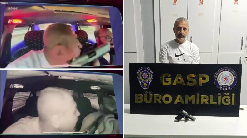 Silahlı Şehir Turu: Taksiciyi Tehdit Edip Saatlerce Dolaştırdı