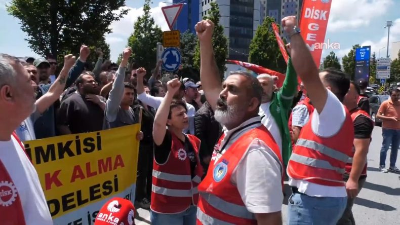 Şişli Belediyesi İşçileri Haklarını Talep Ediyor