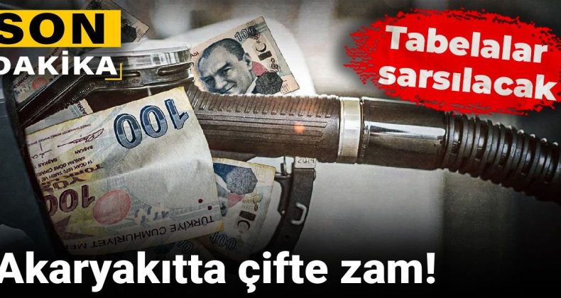 Son Dakika: Akaryakıtta İki Farklı Zam