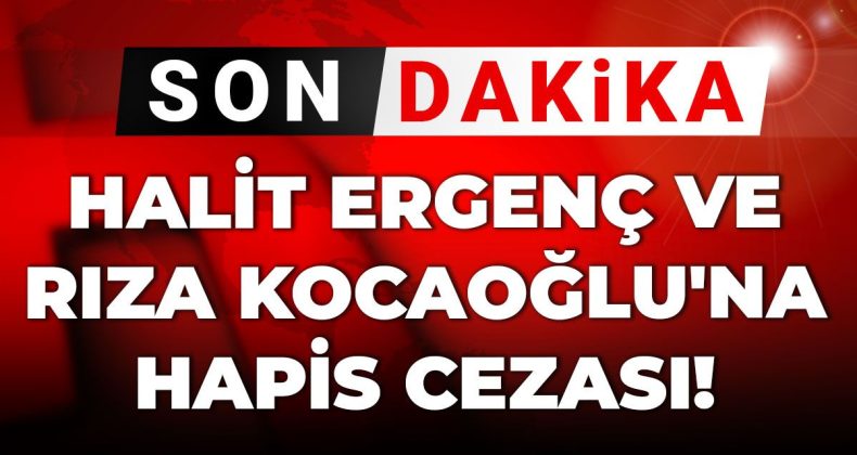 Son Dakika: Halit Ergenç ve Rıza Kocaoğlu’na Hapis Cezası