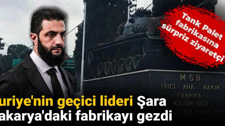 Tank Palet Fabrikasında Sürpriz Ziyaret: Şara Sakarya’yı Gezdi
