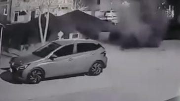 Tazyikli Su Asfaltı Patlattı