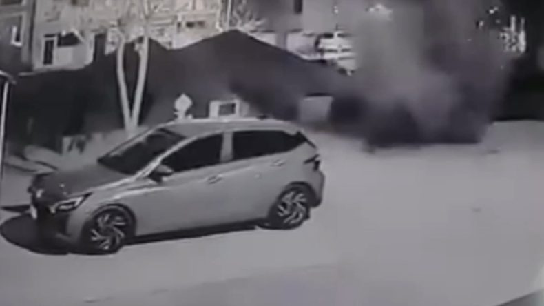 Tazyikli Su Asfaltı Patlattı