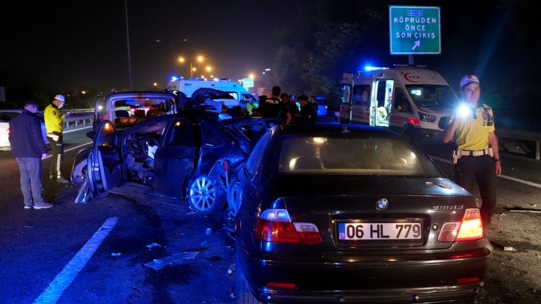 TEM Otoyolu’nda Zincirleme Trafik Kazası