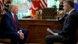 Trump’ın 100. gün röportajındaki tartışma dikkat çekti