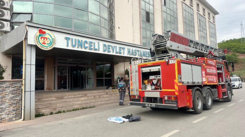 Tunceli Devlet Hastanesi’nde Yangın: Hastalar Güvenli Alana Tahliye Edildi