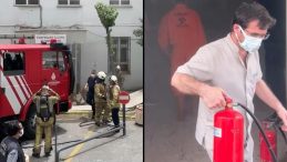 Üsküdar Devlet Hastanesi’nde Yangın