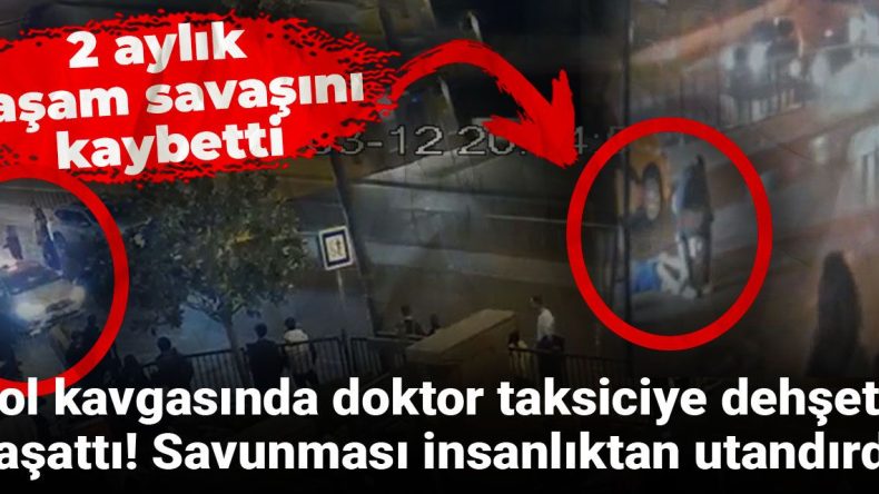 Yol Kavgasında Doktor, Taksiciye Korkunç Bir Saldırı Düzenledi!