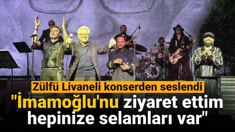 Zülfü Livaneli konserden seslendi: İmamoğlu’nu ziyaret ettim hepinize selamları var