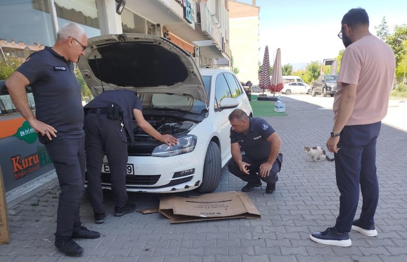 İtfaiye kurtarma çalışması