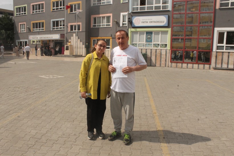 Adem Topçuoğlu Sınava Girerken