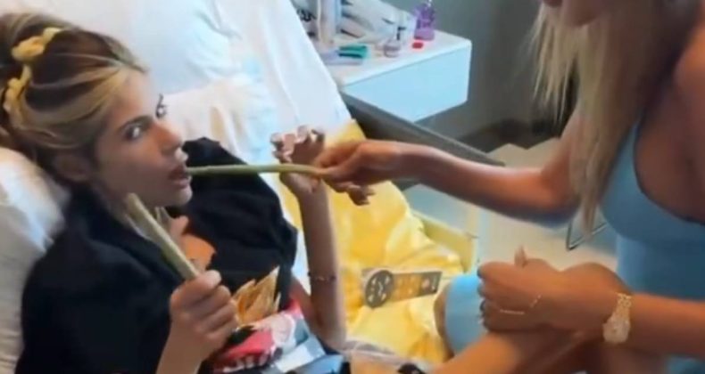 29 Kiloya Düşen Nihal Candan’ı Elleriyle Besledi