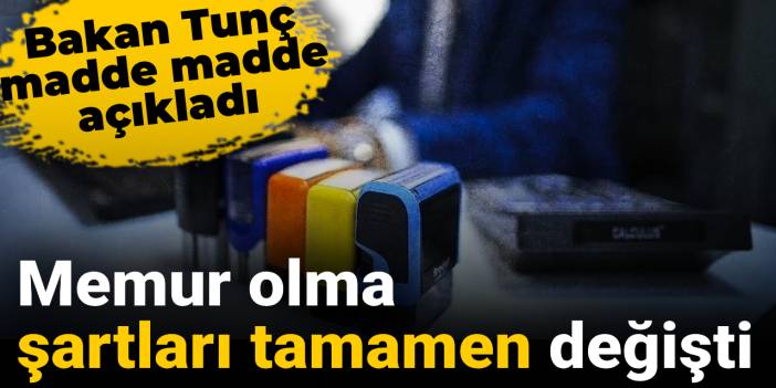 Memur Olma Şartları