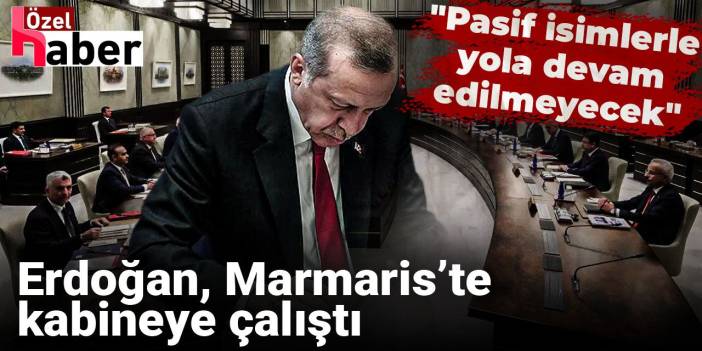 Cumhurbaşkanı Erdoğan Kabine Çalışması