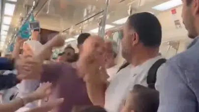 İki çocuğuyla yolculuk eden adam Marmaray’da saldırıya uğradı