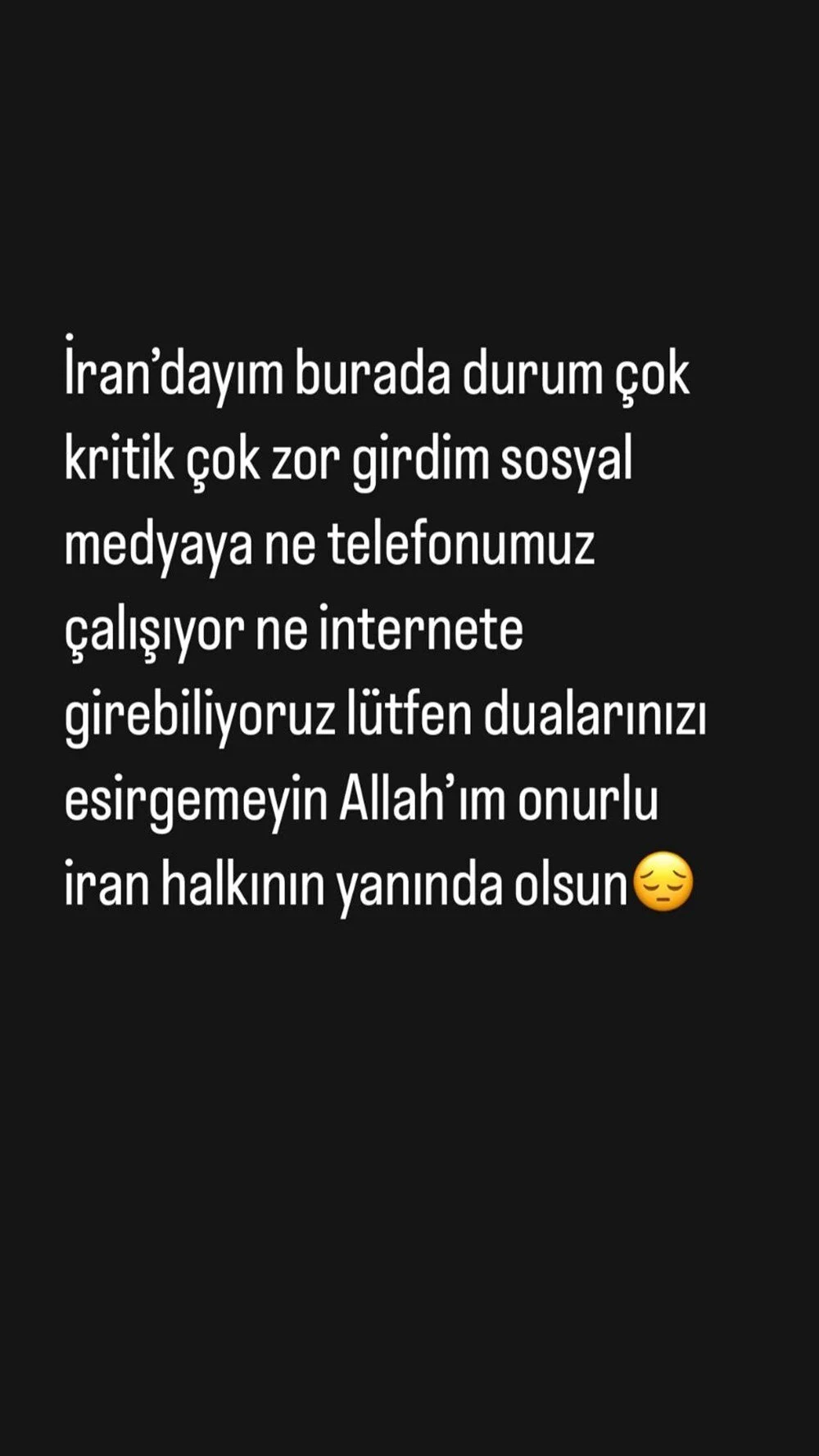 Lara'nın sosyal medyadaki video kaydı