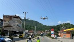85 Bin Sürücü Drona Takıldı