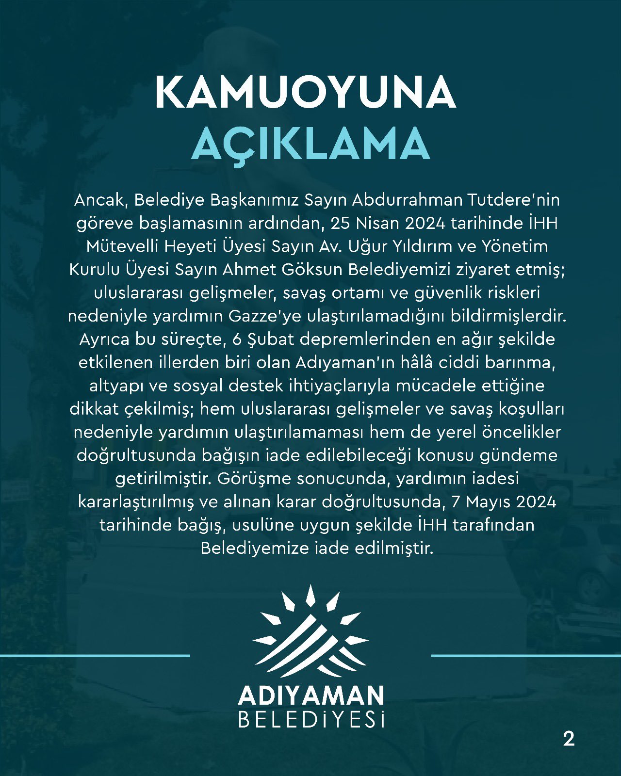 İHH Faaliyetleri