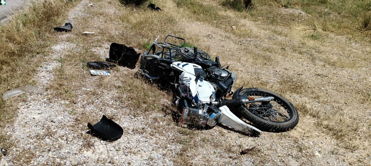 Motosiklet ve Traktör Kazası