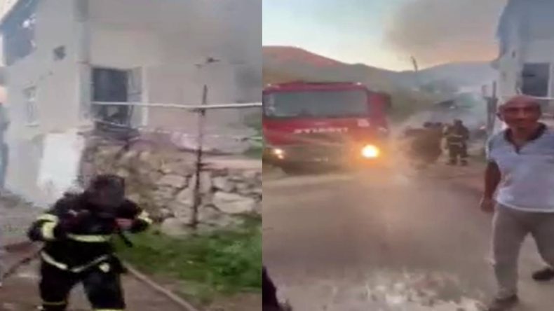 Amasya’da Yangın Faciası: 4 Ev Kül Oldu