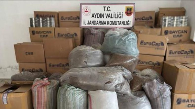 Aydın’da Kaçak Sigara ve Tütün Operasyonu: 3 Gözaltı