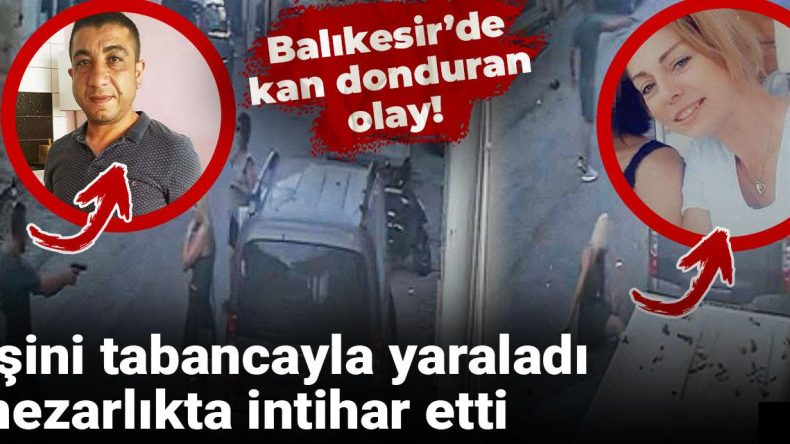 Balıkesir’de Eşini Yaralayıp Mezarlıkta İntihar Etti