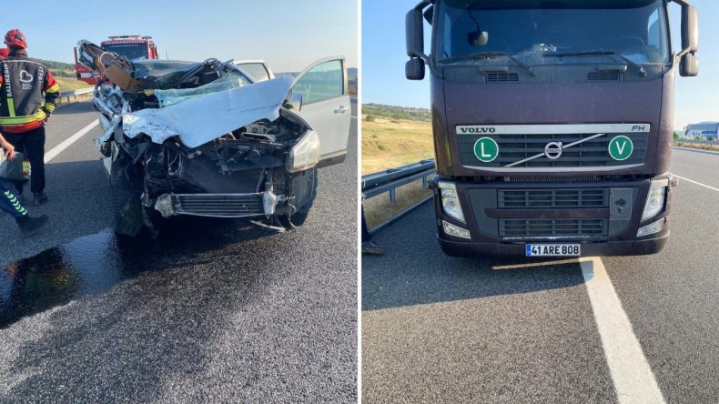 Balıkesir’de Otomobil ile TIR Çarpıştı: 2 Kişi Hayatını Kaybetti, 2 Yaralı