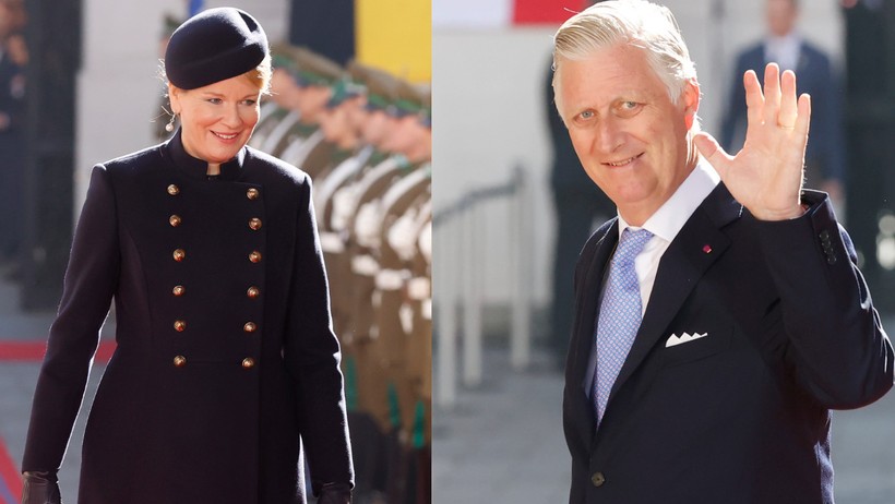 Belçika Kralı Philippe ve Kraliçe Mathilde