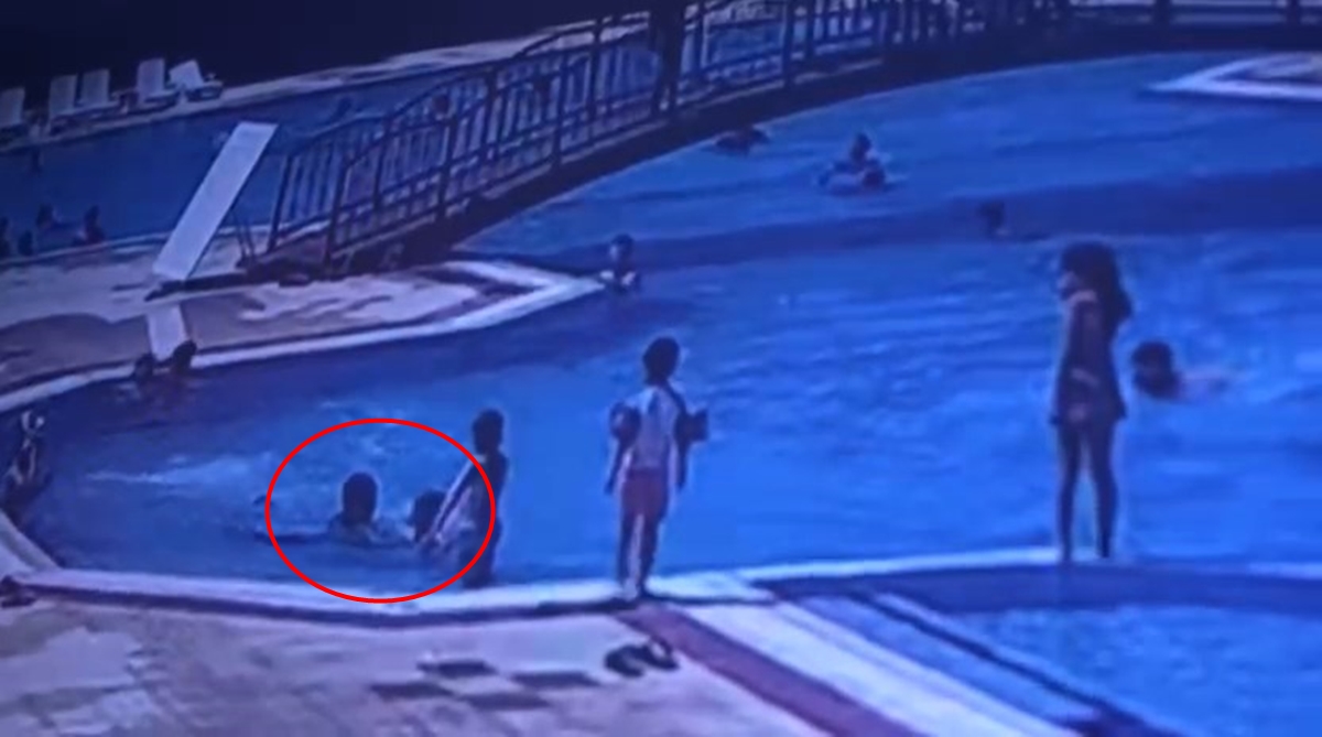 Çocuğun kurtarılması anı