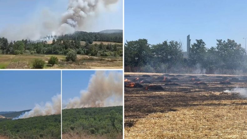 Bursa’da Peş Peşe Yangınlar! Elektrik Kesildi, Mahalle Boşaltıldı