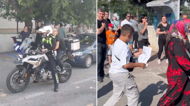 Çanakkale Polisi, Geç Kalan Öğrencilerin Yardımına Koştu