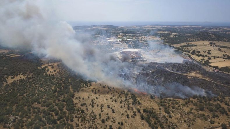Çanakkale’deki Ormana Sıçrayan Yangın Kontrol Altına Alındı
