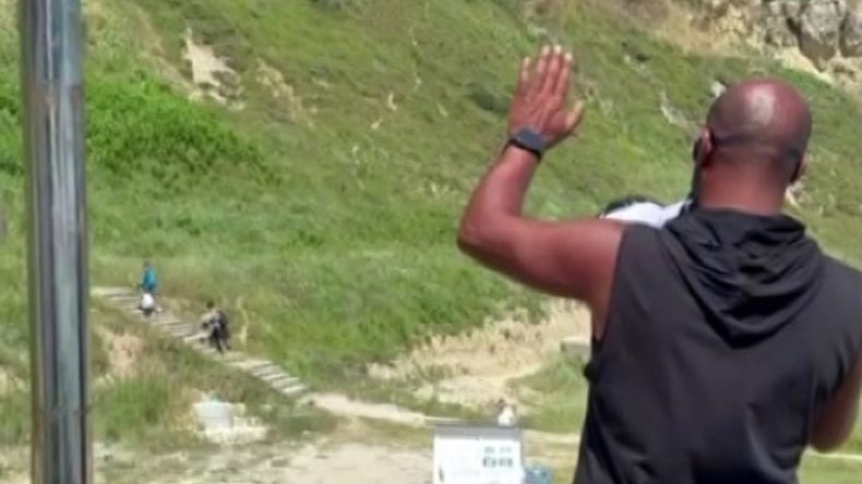 Cankurtaran Şile'de Bağırarak Uyardı: "Size Yakışmadı"