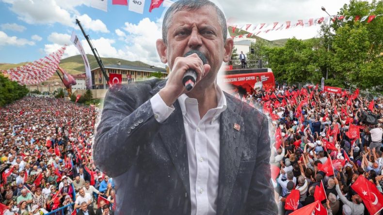 CHP’nin Bayburt’ta Tarihi Mitingi: Yağmur Altında On Binler Ayrılmadı