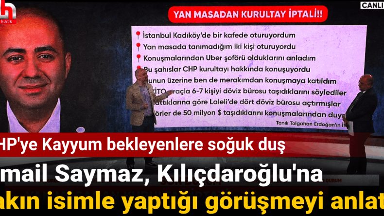 CHP’ye Kayyum Bekleyenlere Soğuk Duş: İsmail Saymaz, Kılıçdaroğlu’na Yakın İsimle Görüşmeyi Anlattı
