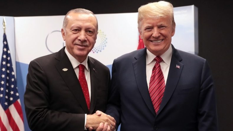 Cumhurbaşkanı Erdoğan ABD Başkanı Trump ile Görüştü