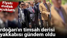 Cumhurbaşkanı Erdoğan’ın ‘timsah derisi’ ayakkabısı gündem oldu: Fiyatı dudak uçuklattı