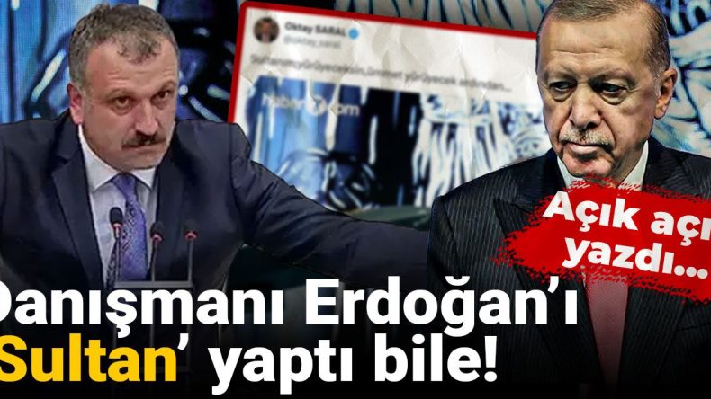 Danışmanı Erdoğan’ı ‘sultan’ yaptı bile! Açık açık yazdı