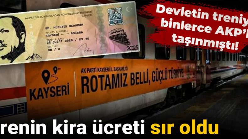 Devlet Trenini Kullanan AKP’li Taşıma İddiaları Gün Yüzüne Çıktı!