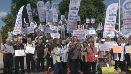 Emeklilikte Adalet Talebiyle Eylem Düzenlendi