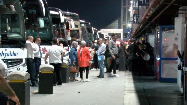 Esenler Otogarında Bayram Yoğunluğu